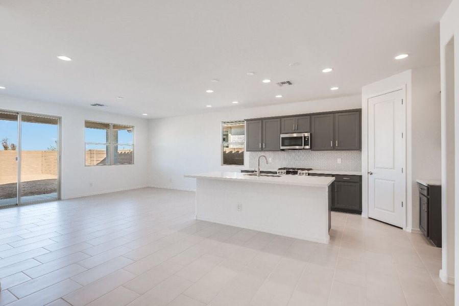 Furnished interior view inside a new home in Artisan at Asante, Surprise (Image 6).