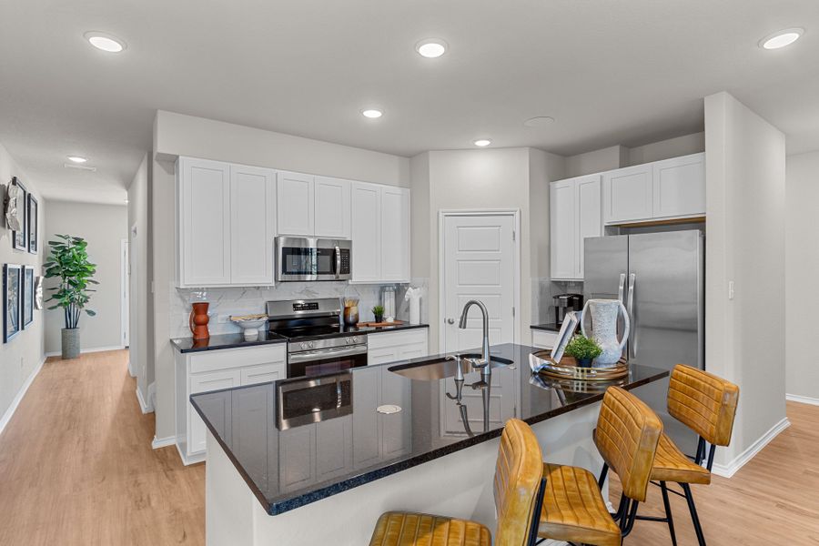 Representative furnished interior of a home built from the The Sabine F by Davidson Homes LLC in Heartland, Heartland (Image 9).