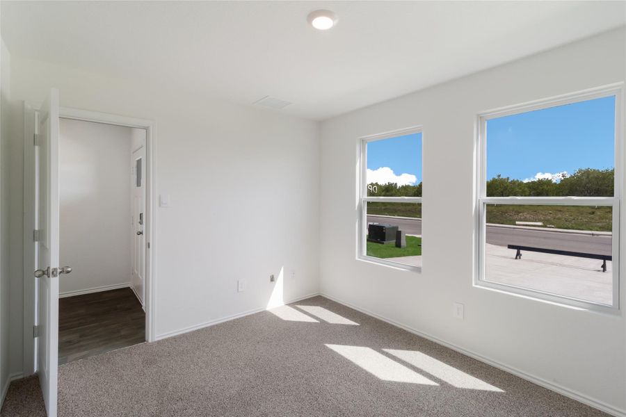 Spacious, unfurnished interior of a new home in Marigold, Uhland (Image 9). Spacious, unfurnished interior of a new home in Marigold, Uhland (Image 9).