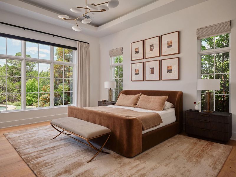 Furnished interior view inside a new home in , Austin (Image 8).