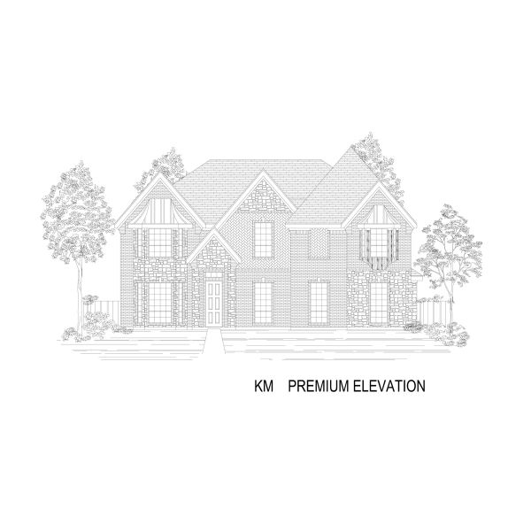 Representative rendering of the exterior for the Coventry 2FS by First Texas Homes (Image 19).