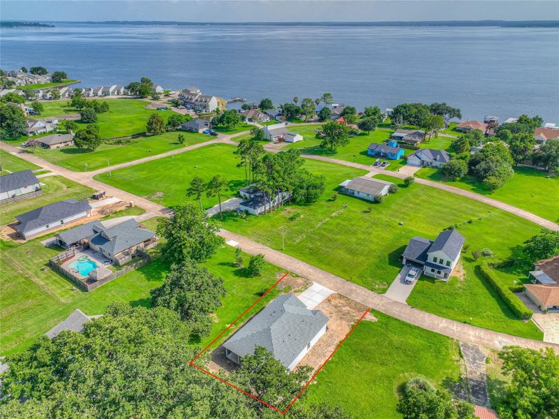 Home features some water view!