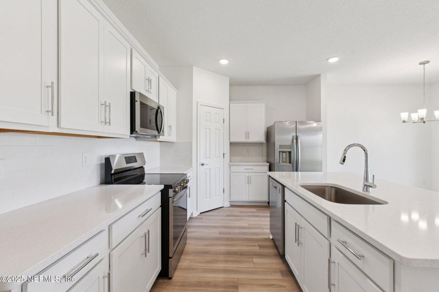 Furnished interior view inside a new home in Panther Creek, Jacksonville (Image 8).