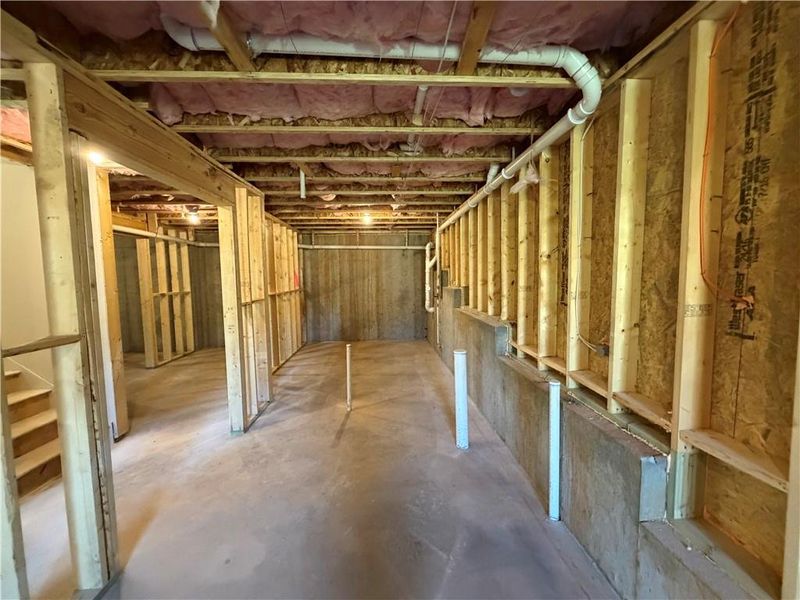 In-progress construction of a new home in Mallard’s Landing, Jefferson, GA (Image 44).