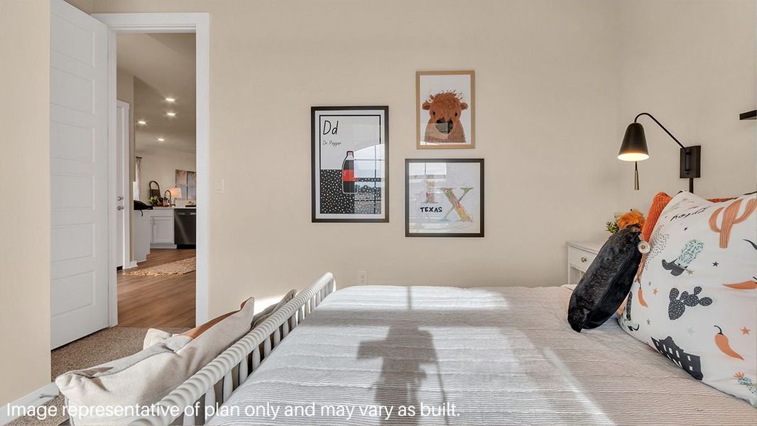 Furnished interior view inside a new home in The Preserve at Forum, Grand Prairie (Image 23).