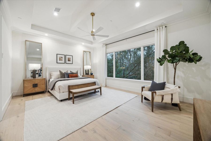 Furnished interior view inside a new home in , Houston (Image 34).