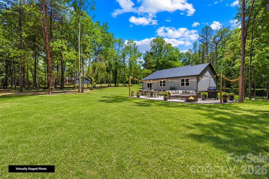 Exterior details and patio area of a home in , Statesville (Image 21).