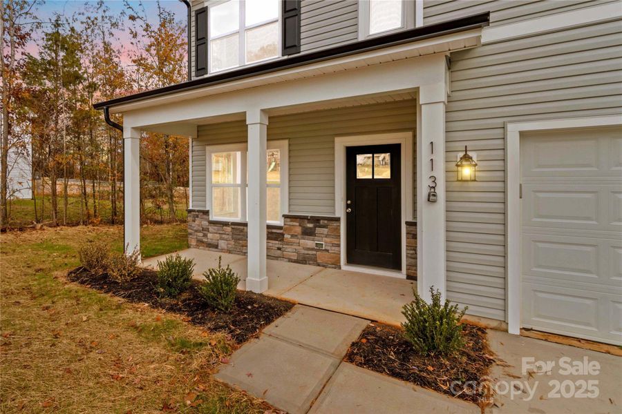 Exterior details and patio area of a home in , Statesville (Image 27).