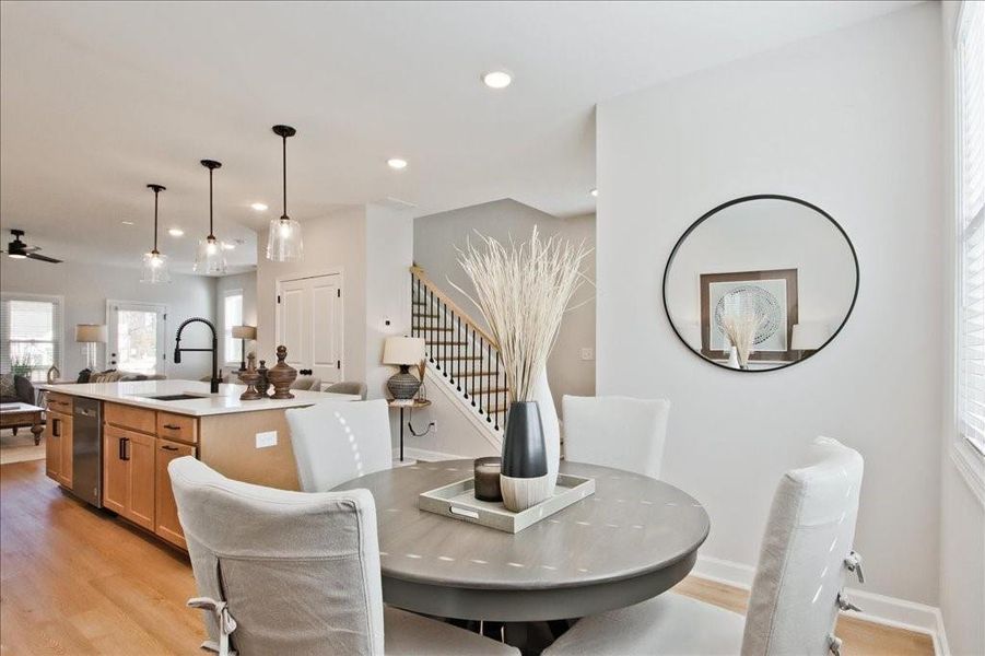 Furnished interior view inside a new home in Townes at South Main, Kennesaw (Image 4).