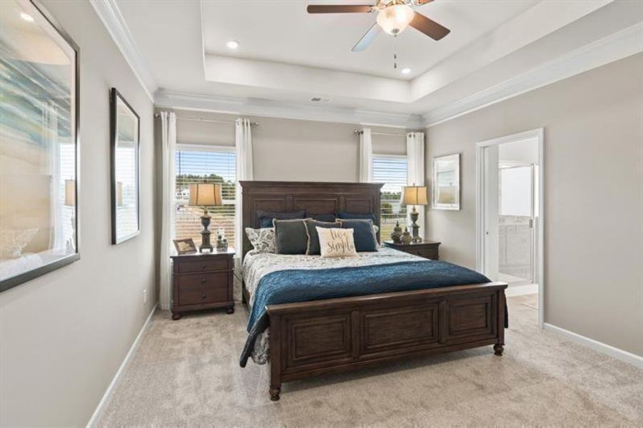 Furnished interior view inside a new home in Glen at Cave Springs, Douglasville (Image 21).