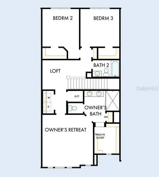 2D floor plan layout of this home in , Sarasota, FL (Image 3).