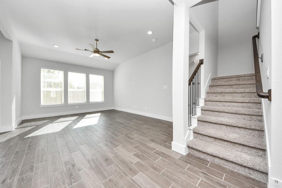 Spacious, unfurnished interior of a new home in Laurel Landing: Landmark Collection, Alvin (Image 21).