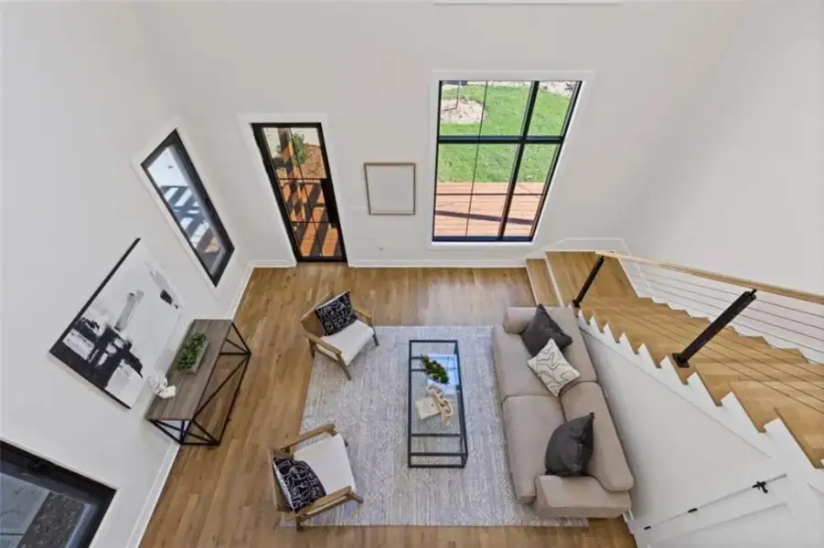 Furnished interior view inside a new home in , Atlanta (Image 17).