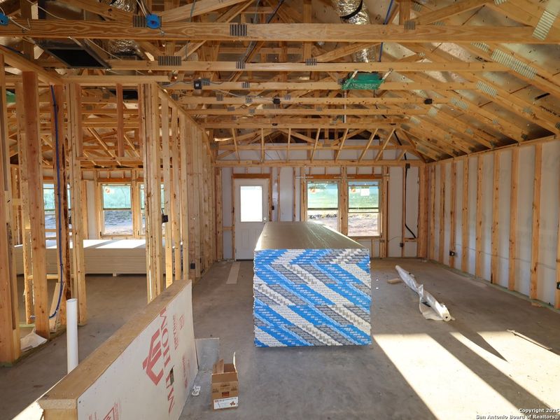 In-progress construction of a new home in Agave, San Antonio, TX (Image 23).