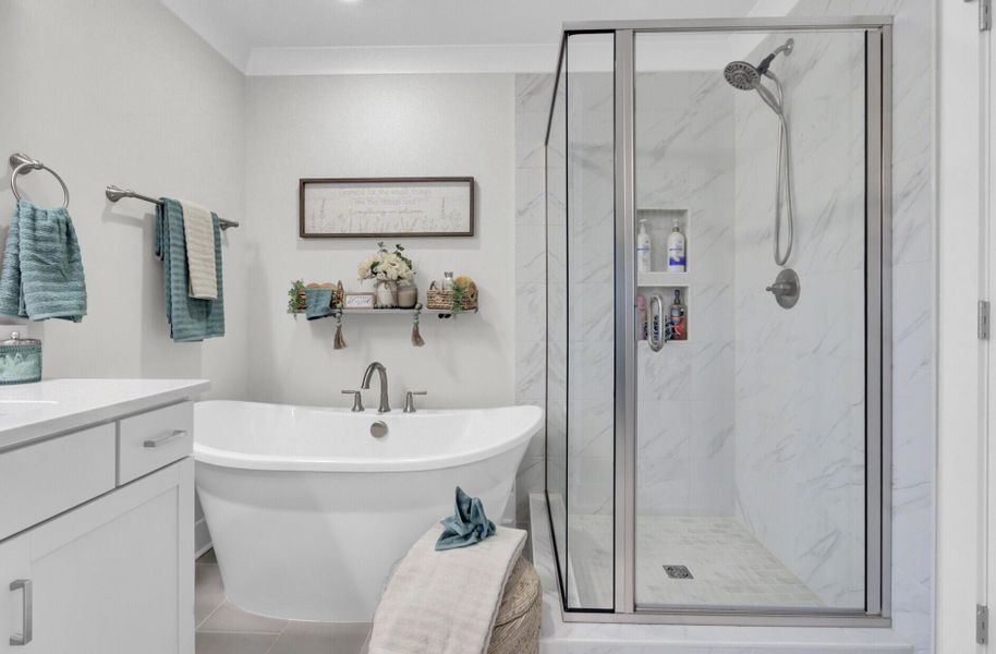 Furnished interior view inside a new home in Lochton, Summerville (Image 18).