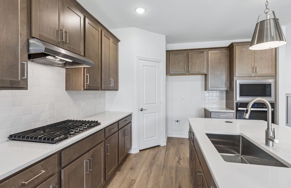 Furnished interior view inside a new home in Treeline, Justin (Image 11).