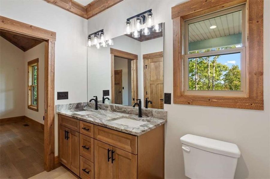 Furnished interior view inside a new home in , Ellijay (Image 10).