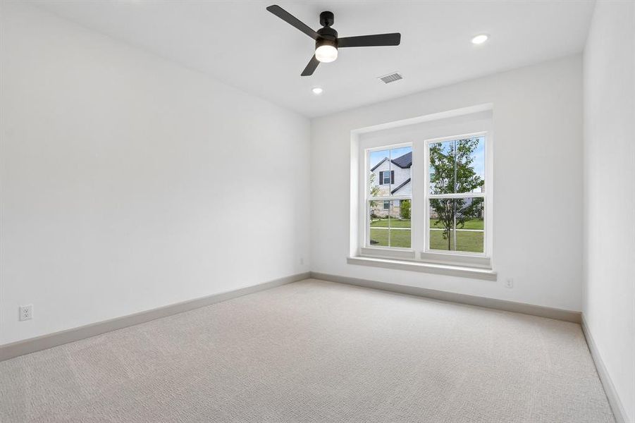 Peaceful and relaxing, this owner's suite is the perfect place to rest and renew at the end of the day. Peaceful and relaxing, this owner's suite is the perfect place to rest and renew at the end of the day.