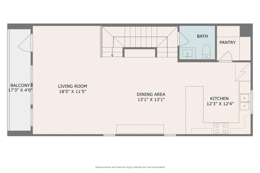 2D floor plan layout of this home in , Houston, TX (Image 3).