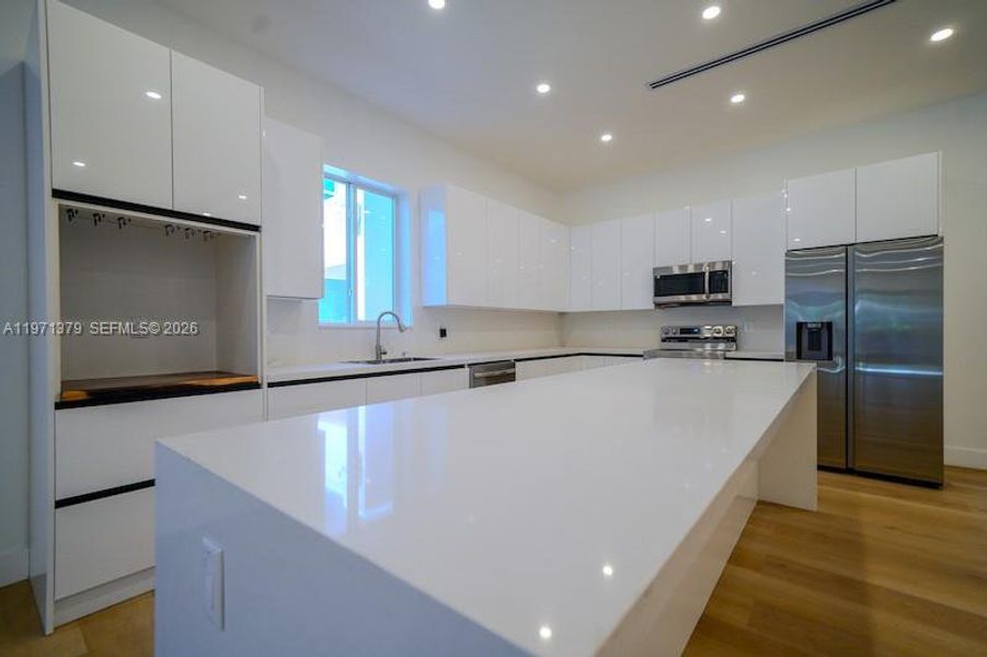 Furnished interior view inside a new home in , Miami (Image 11).