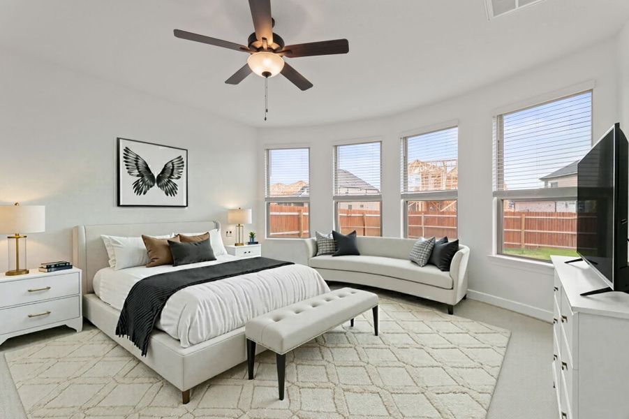 Representative furnished interior of a home built from the Oakmont by Pulte Homes in Santa Rita Ranch, Liberty Hill (Image 6). Representative furnished interior of a home built from the Oakmont by Pulte Homes in Santa Rita Ranch, Liberty Hill (Image 6).