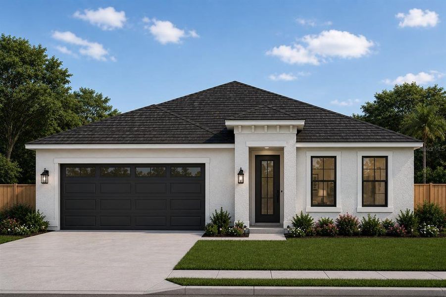Front exterior of a new home in , Tampa, FL, highlighting curb appeal (Image 1). Front exterior of a new home in , Tampa, FL, highlighting curb appeal (Image 1).