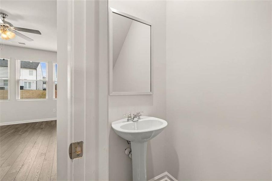 Furnished interior view inside a new home in Poplar Preserve, Newnan (Image 11).