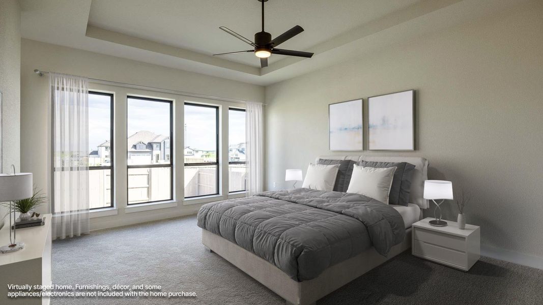 Furnished interior view inside a new home in Easton Park, Austin (Image 10).