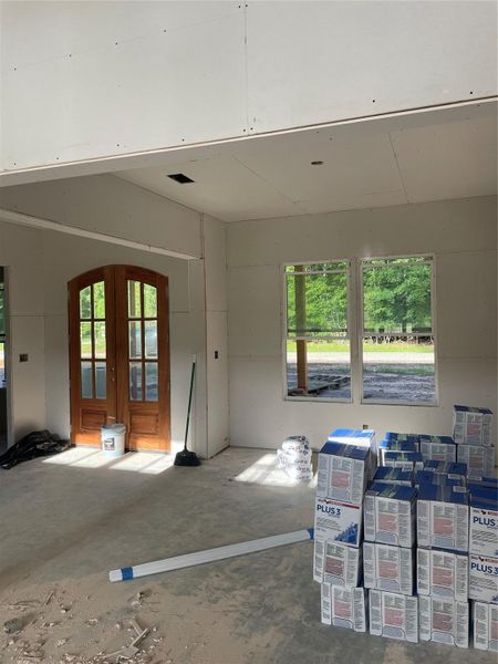 In-progress construction of a new home in , Village Mills, TX (Image 39). In-progress construction of a new home in , Village Mills, TX (Image 39).