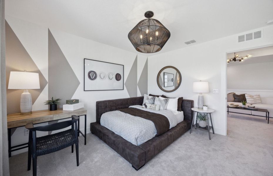 Furnished interior view inside a new home in Treeline, Justin (Image 22).