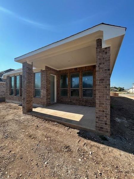 Rear of Home & covered patio