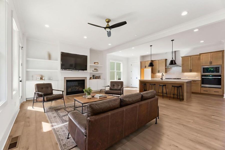 Furnished interior view inside a new home in Hillshire, Cumming (Image 8).