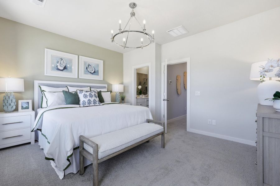 Furnished interior view inside a new home in Westpark at Cane Bay, Summerville (Image 15). Furnished interior view inside a new home in Westpark at Cane Bay, Summerville (Image 15).