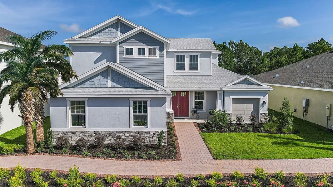 Representative exterior photo of a completed home built from the Tortola by Taylor Morrison in Victoria Lakes, Odessa, FL (Image 20).