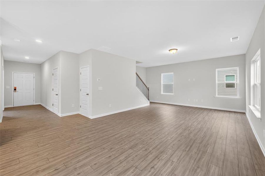 Spacious, unfurnished interior of a new home in Roxeywood Park, Winder (Image 40). Spacious, unfurnished interior of a new home in Roxeywood Park, Winder (Image 40).
