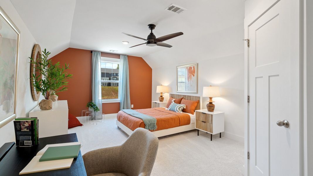 Representative furnished interior of a home built from the Parker by DRB Homes in Fox Hollow, Spartanburg (Image 12). Representative furnished interior of a home built from the Parker by DRB Homes in Fox Hollow, Spartanburg (Image 12).