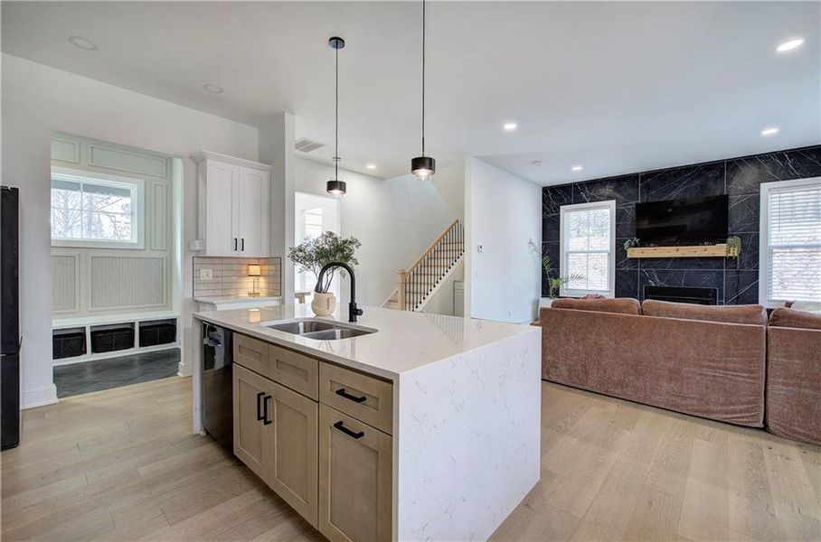 Furnished interior view inside a new home in , Cartersville (Image 11).