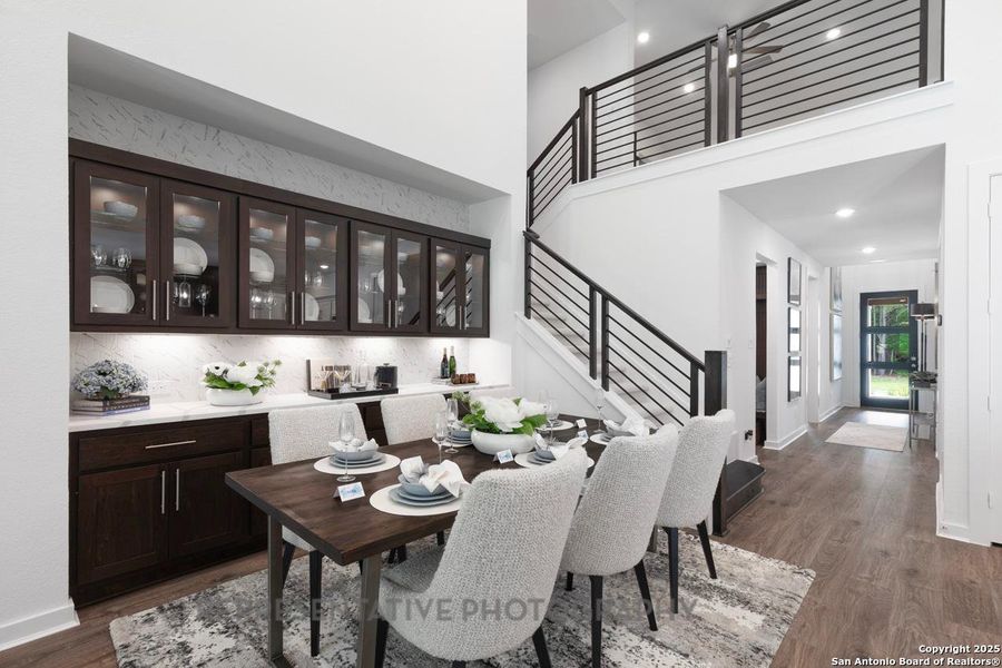 Furnished interior view inside a new home in The Crossvine, Schertz (Image 18).