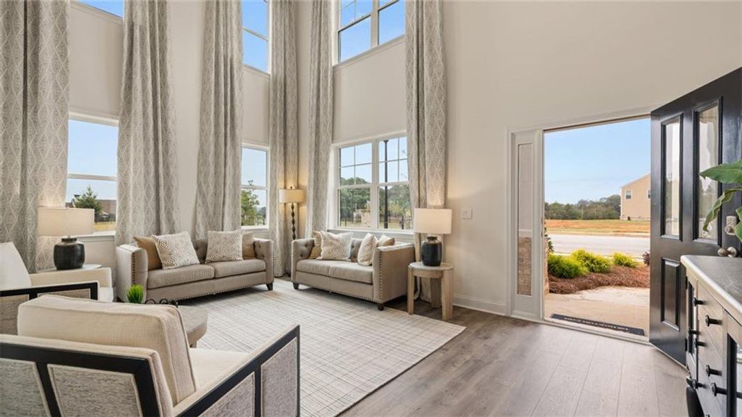 Furnished interior view inside a new home in The Gates at Pates Creek, Hampton (Image 16).
