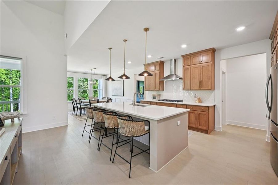 Furnished interior view inside a new home in Fireside Farms, Dawsonville (Image 13).
