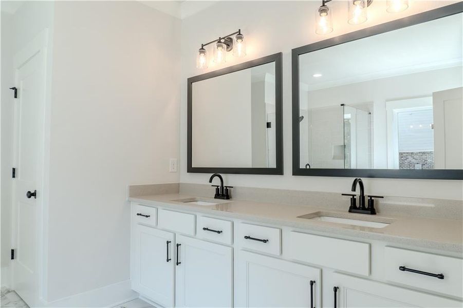 Furnished interior view inside a new home in Riverwalk, Monroe (Image 16).