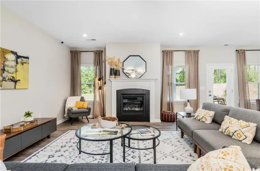 Furnished interior view inside a new home in Sagebrook, Powder Springs (Image 3).