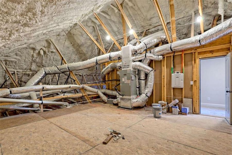 In-progress construction of a new home in , Clarkesville, GA (Image 86).