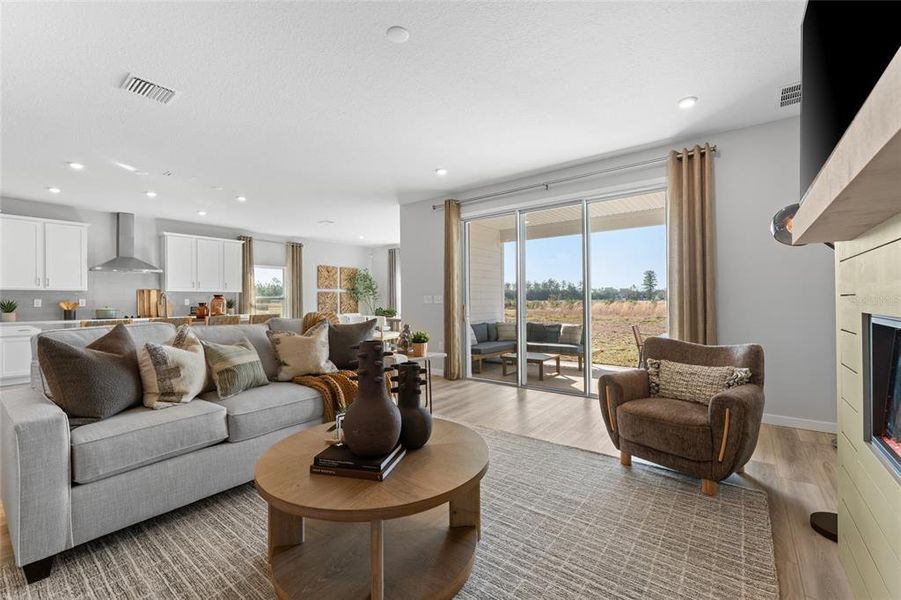 Furnished interior view inside a new home in The Cypress Series at Reserve East, Flagler Beach (Image 33). Furnished interior view inside a new home in The Cypress Series at Reserve East, Flagler Beach (Image 33).