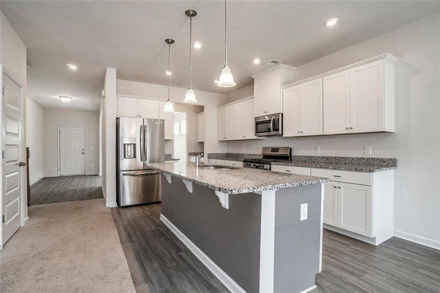 Furnished interior view inside a new home in , Cartersville (Image 10).