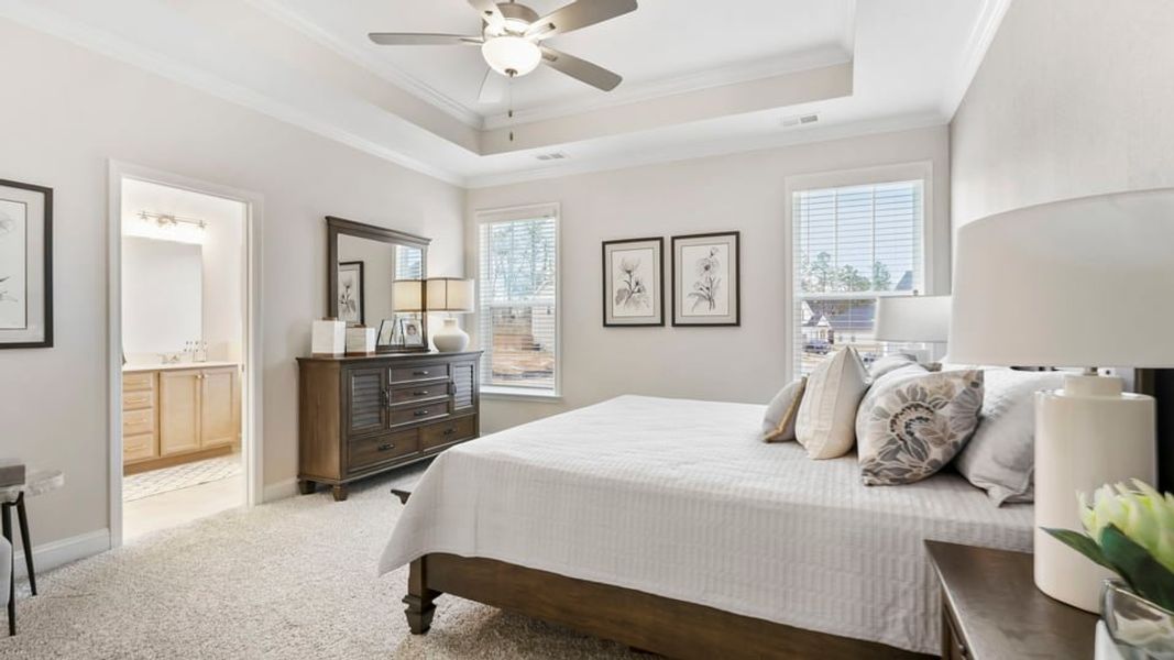 Furnished interior view inside a new home in Ravencrest, Roebuck (Image 25).