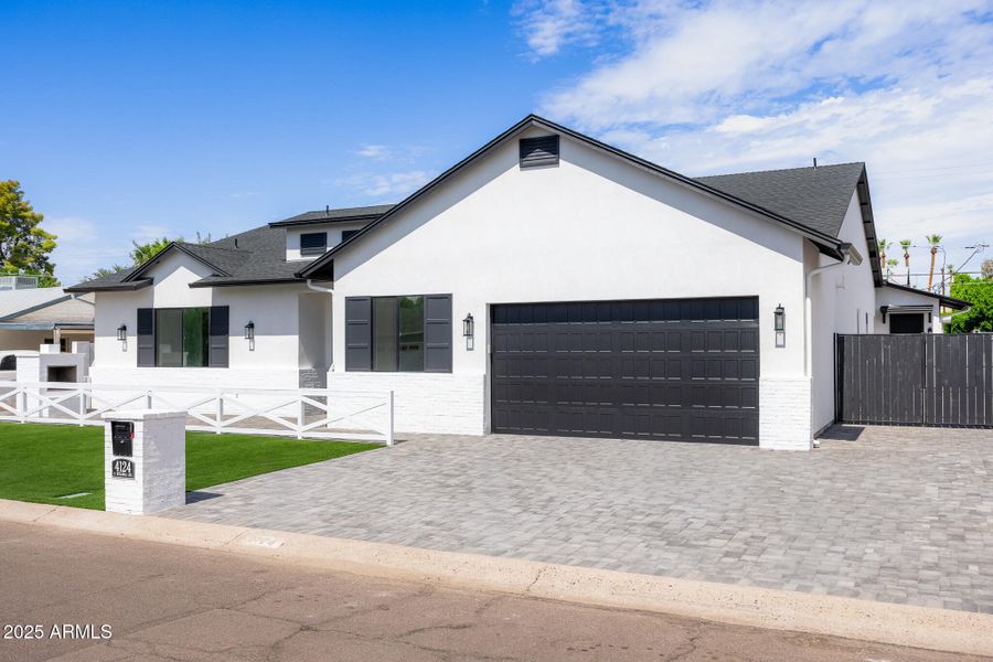 front of property front of property