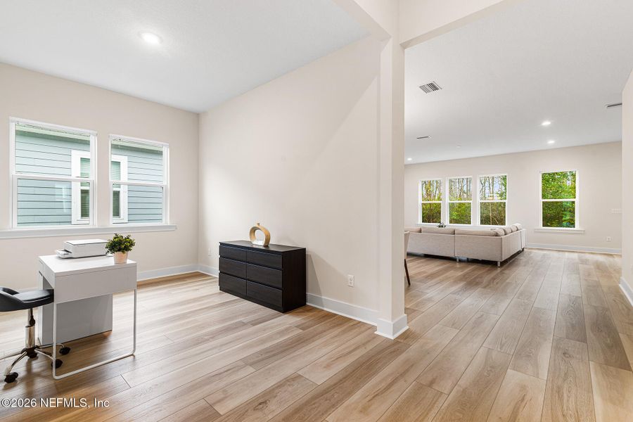 Furnished interior view inside a new home in , Jacksonville (Image 36).