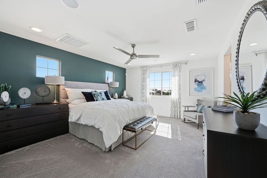 Furnished interior view inside a new home in La Mira, Mesa (Image 15).
