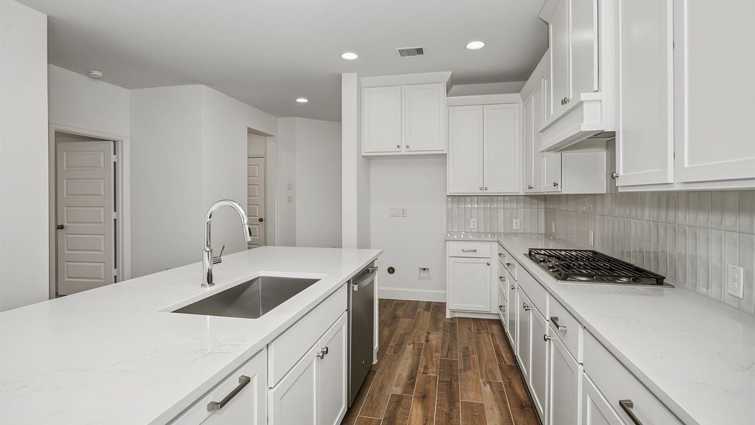 Furnished interior view inside a new home in The Woodlands Hills, Willis (Image 6).